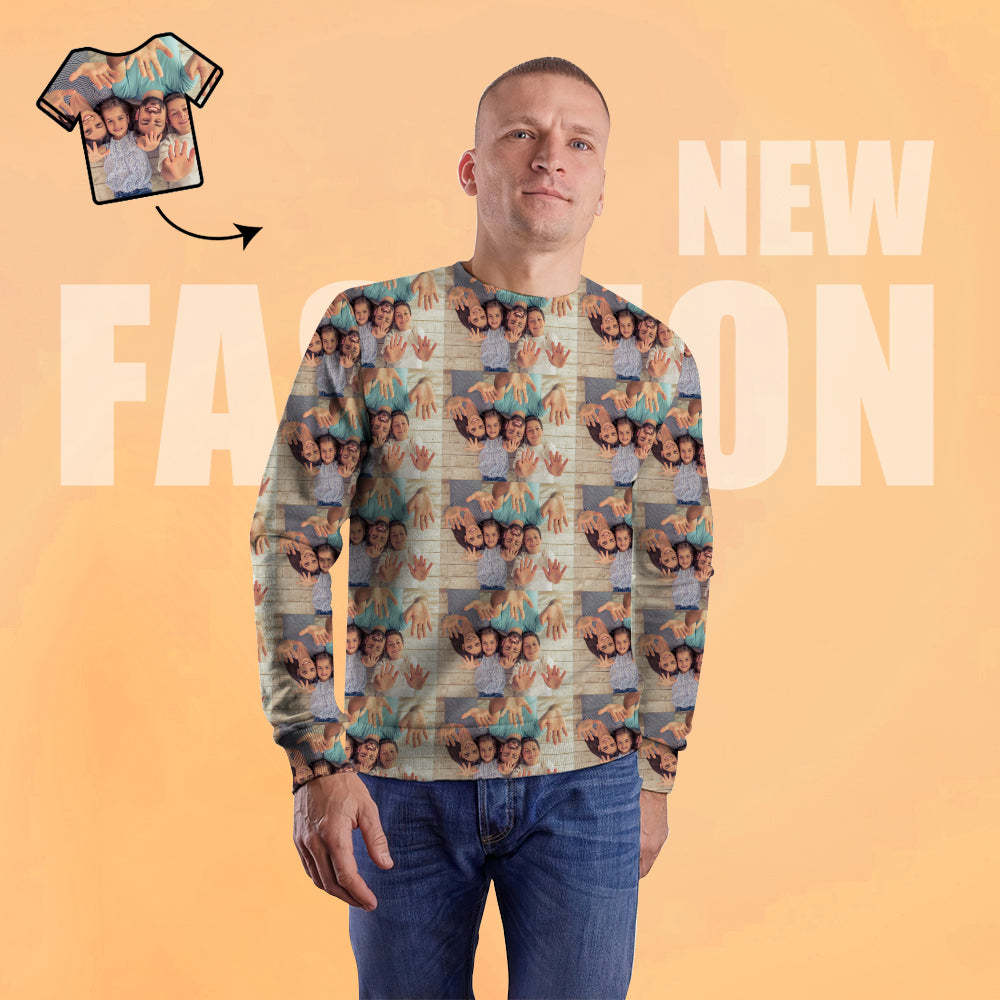 Custom Hoodies with Picture Custom Sweatshirts Personalized Hoodies for Family Gift - 