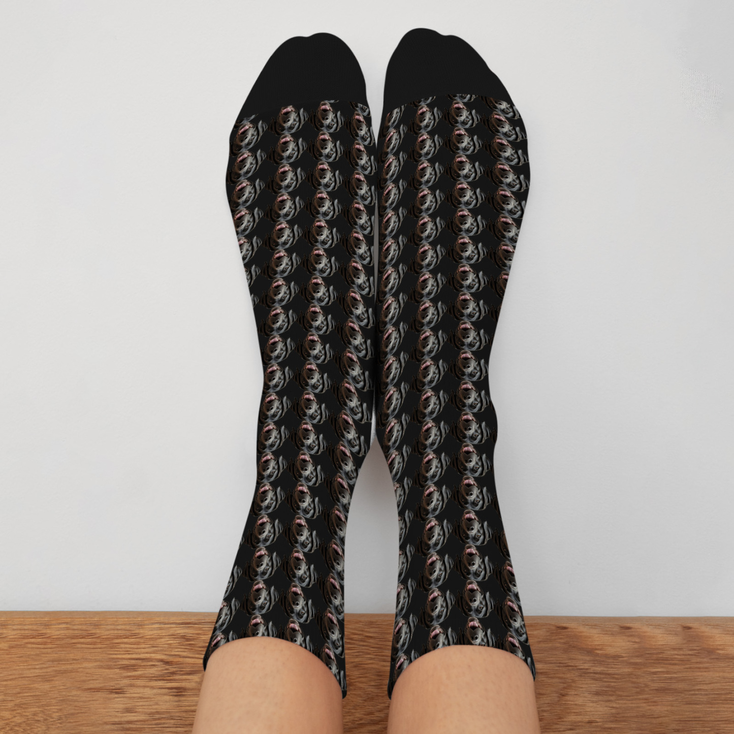 Custom Full Face Photo Printed Socks Personalized Custom Designs Best Gift Idea - 