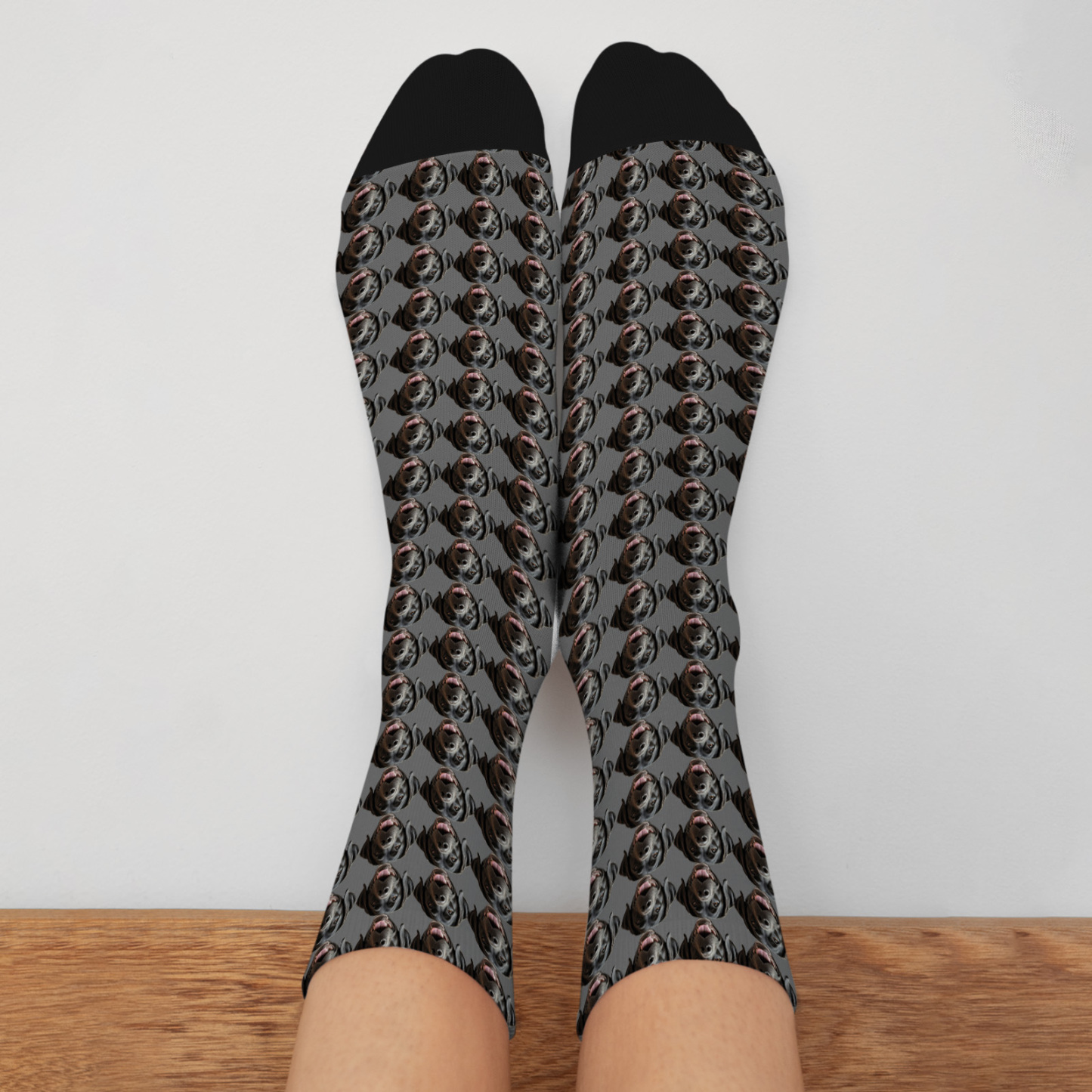 Custom Full Face Photo Printed Socks Personalized Custom Designs Best Gift Idea - 