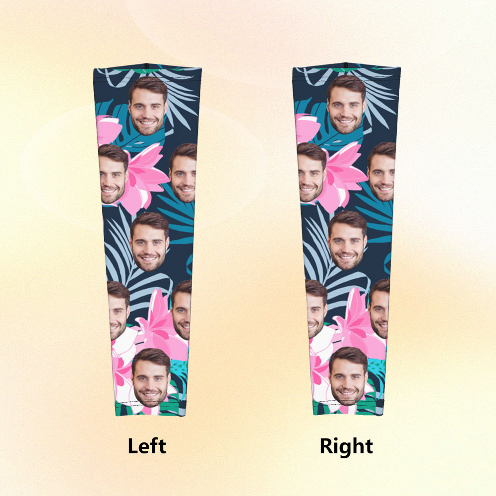 Personalized Sports Arm Sleeves With Photo - 