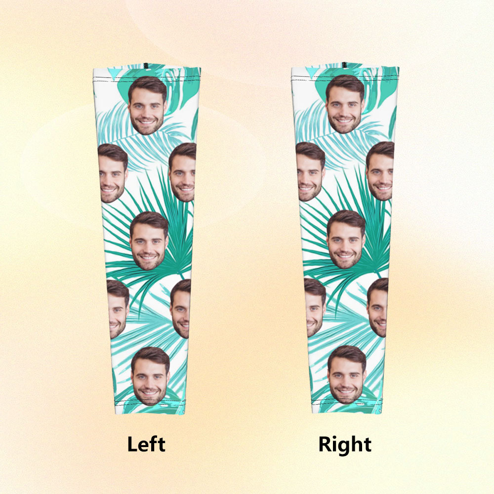 Personalized Sports Arm Sleeves With Photo - 
