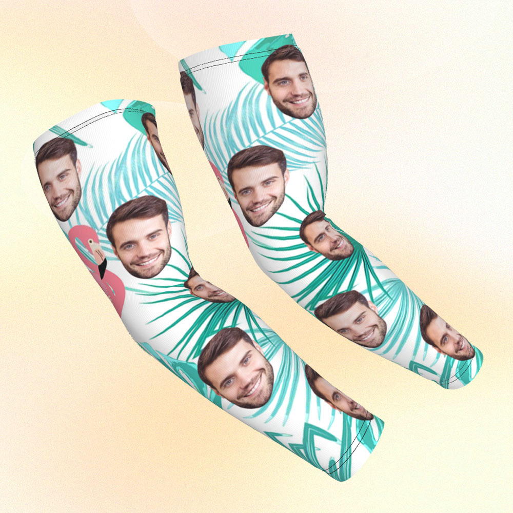 Personalized Sports Arm Sleeves With Photo - 