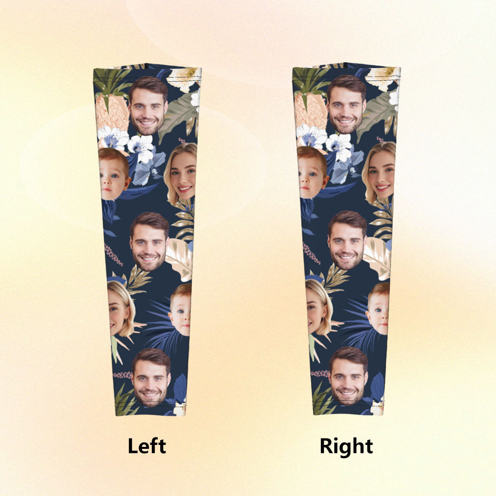 Personalized Sports Arm Sleeves With Photo - 