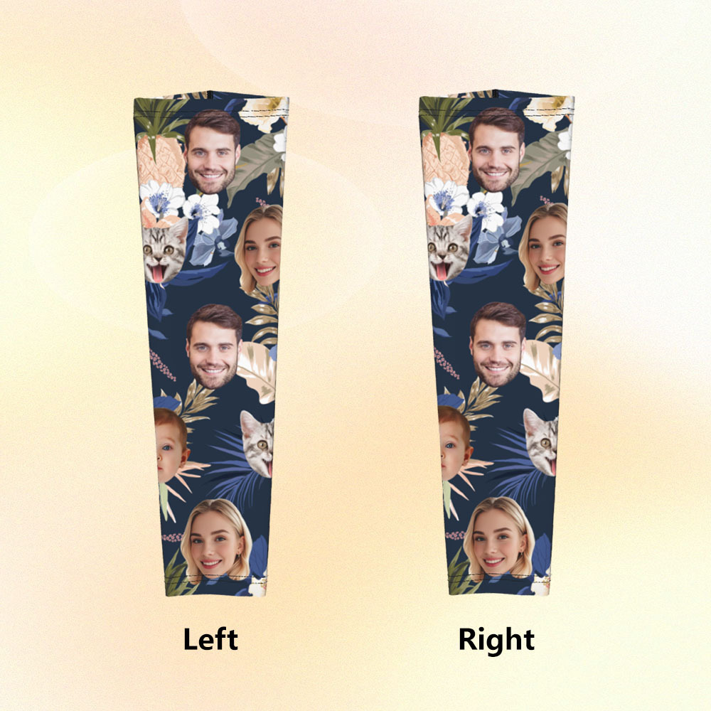 Personalized Sports Arm Sleeves With Photo - 