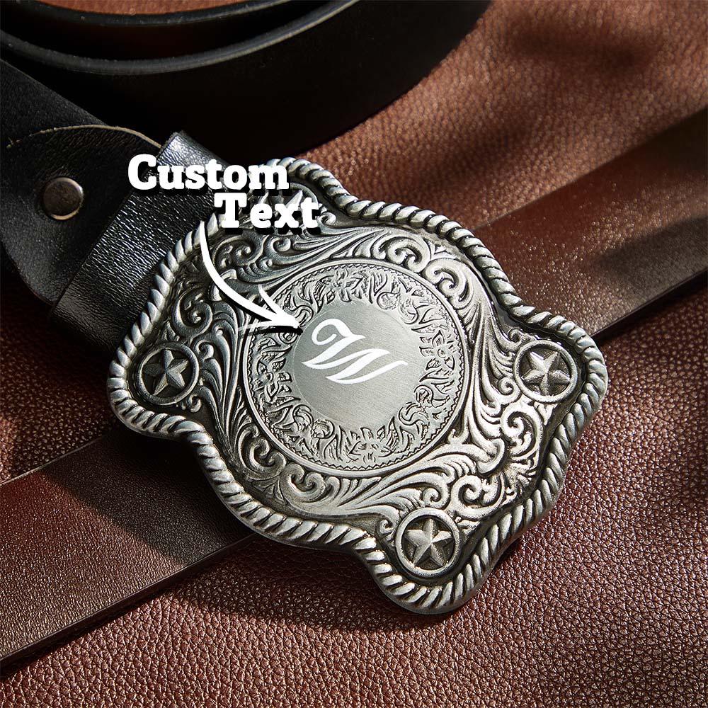 Engraved Custom Belt Buckle, Personalized Groomsmen Belt Buckle, Groomsman Gifts