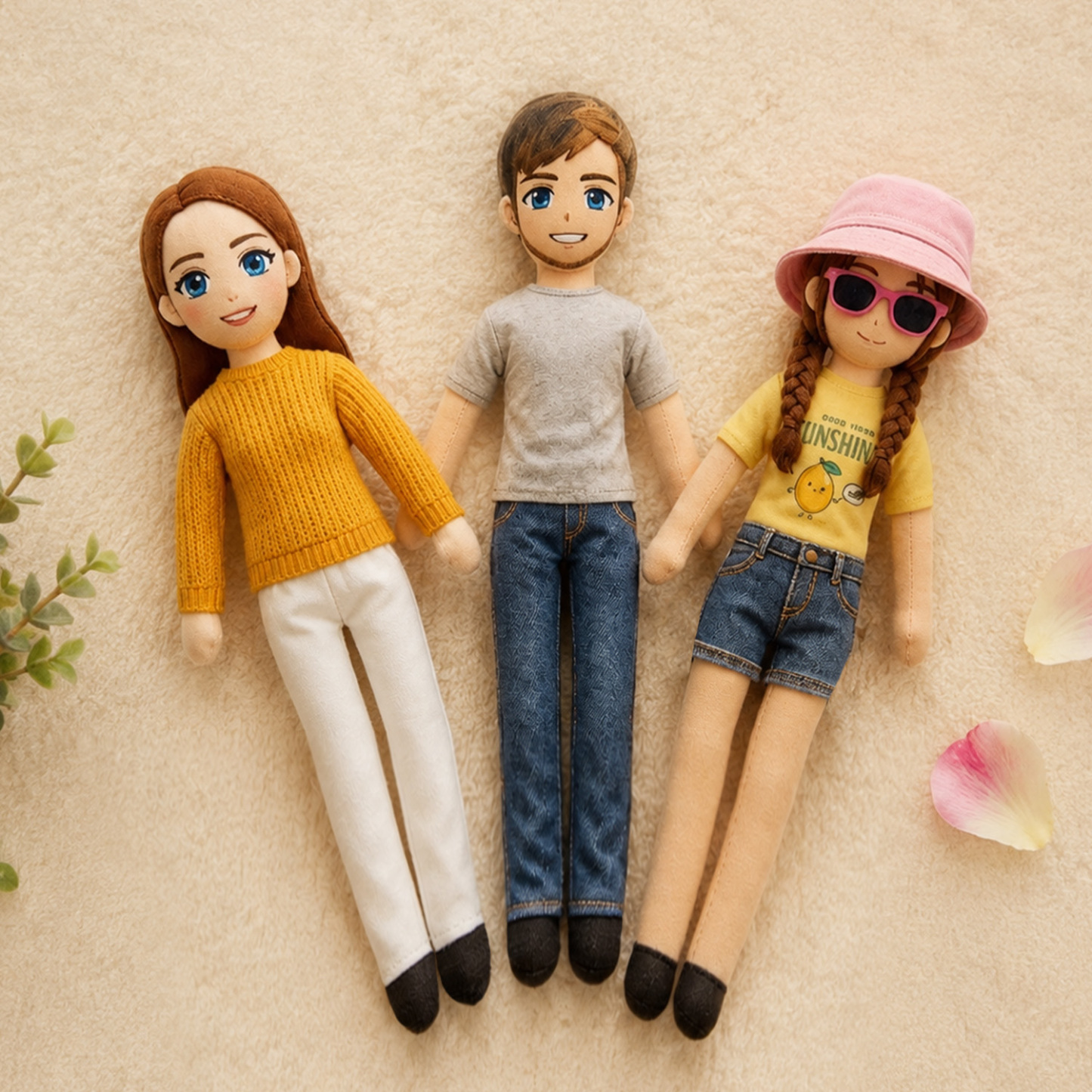 Custom Mini Me Doll with Poseable Body – Custom Talking Dolls Gifts for Friends Custom Ugly Dolls Custom Photo Plush Toys