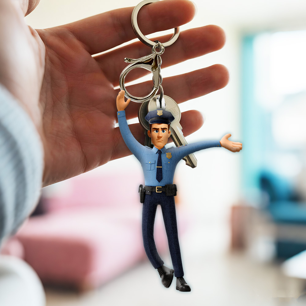 Custom Face Twistable Mini Me Keychain Personalized Doll Keychain Twist, Pose & Funny Gift -