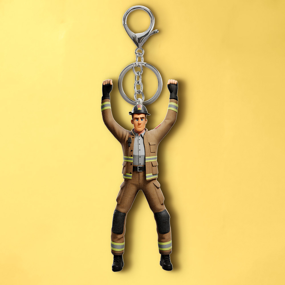 Custom Face Twistable Mini Me Keychain Personalized Doll Keychain Twist, Pose & Funny Gift -