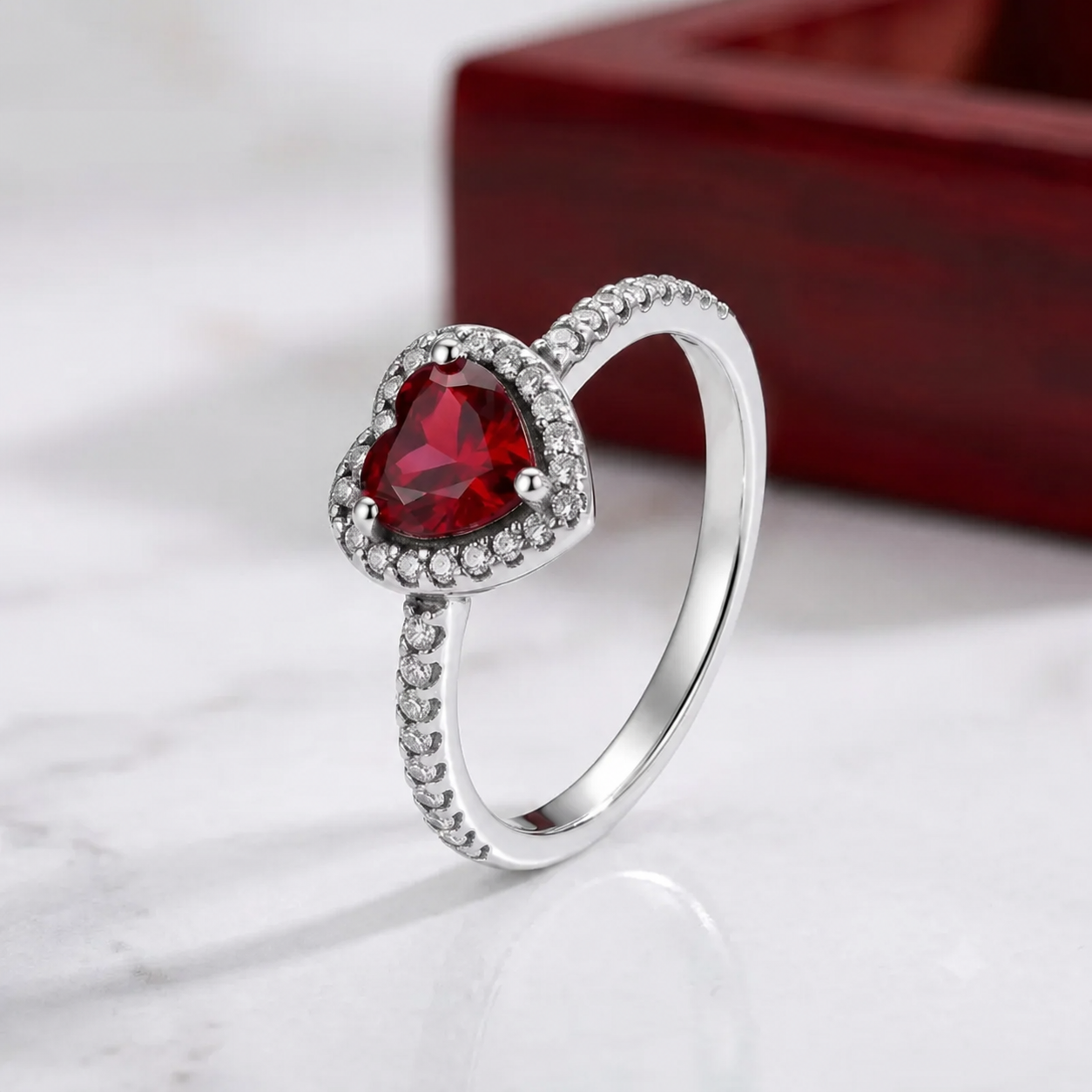 Gothic Spider & Heart Matching Couple Rings – Sterling Silver Promise Set