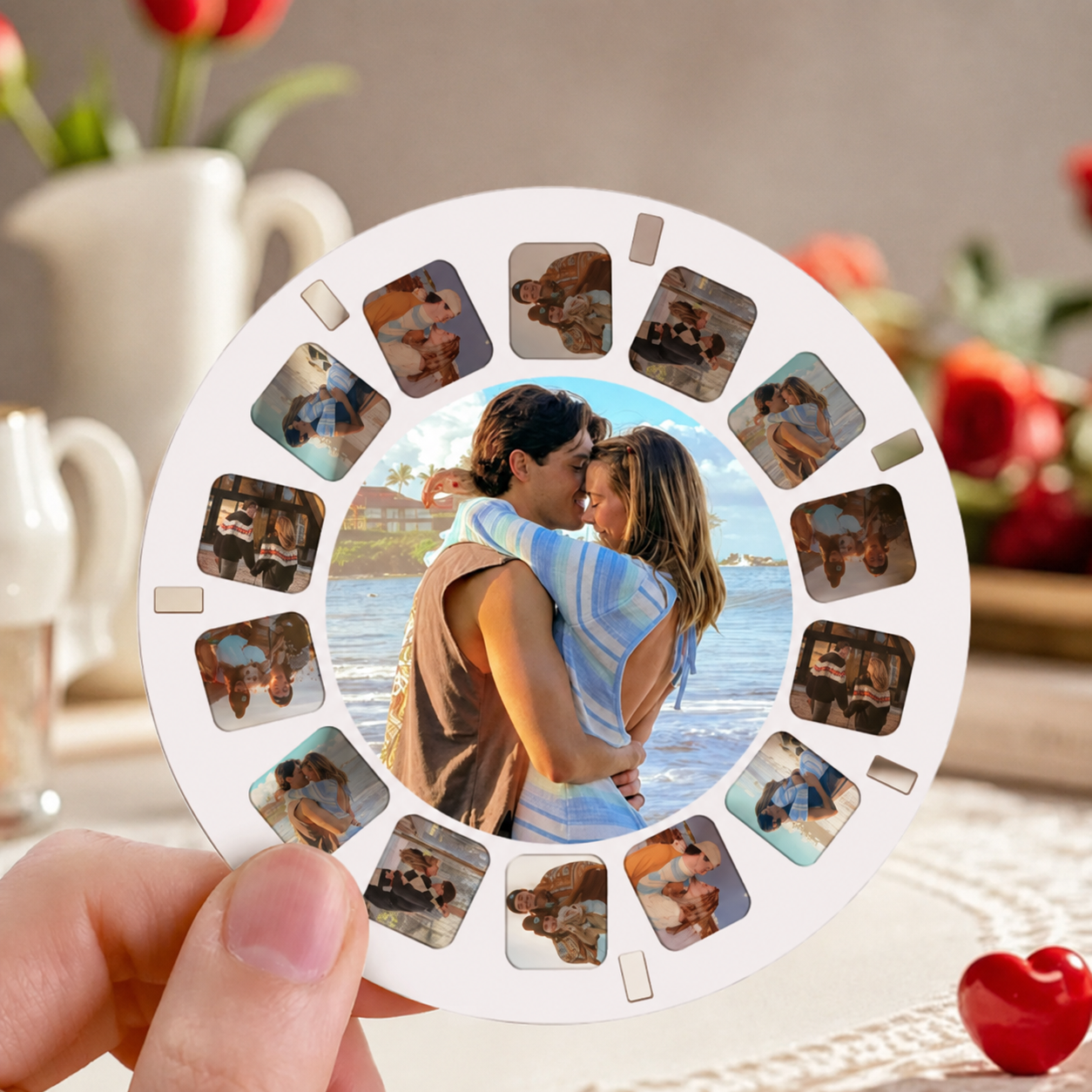 Personalized 3D Viewfinder Reel for Christmas - Customize with Your Photos