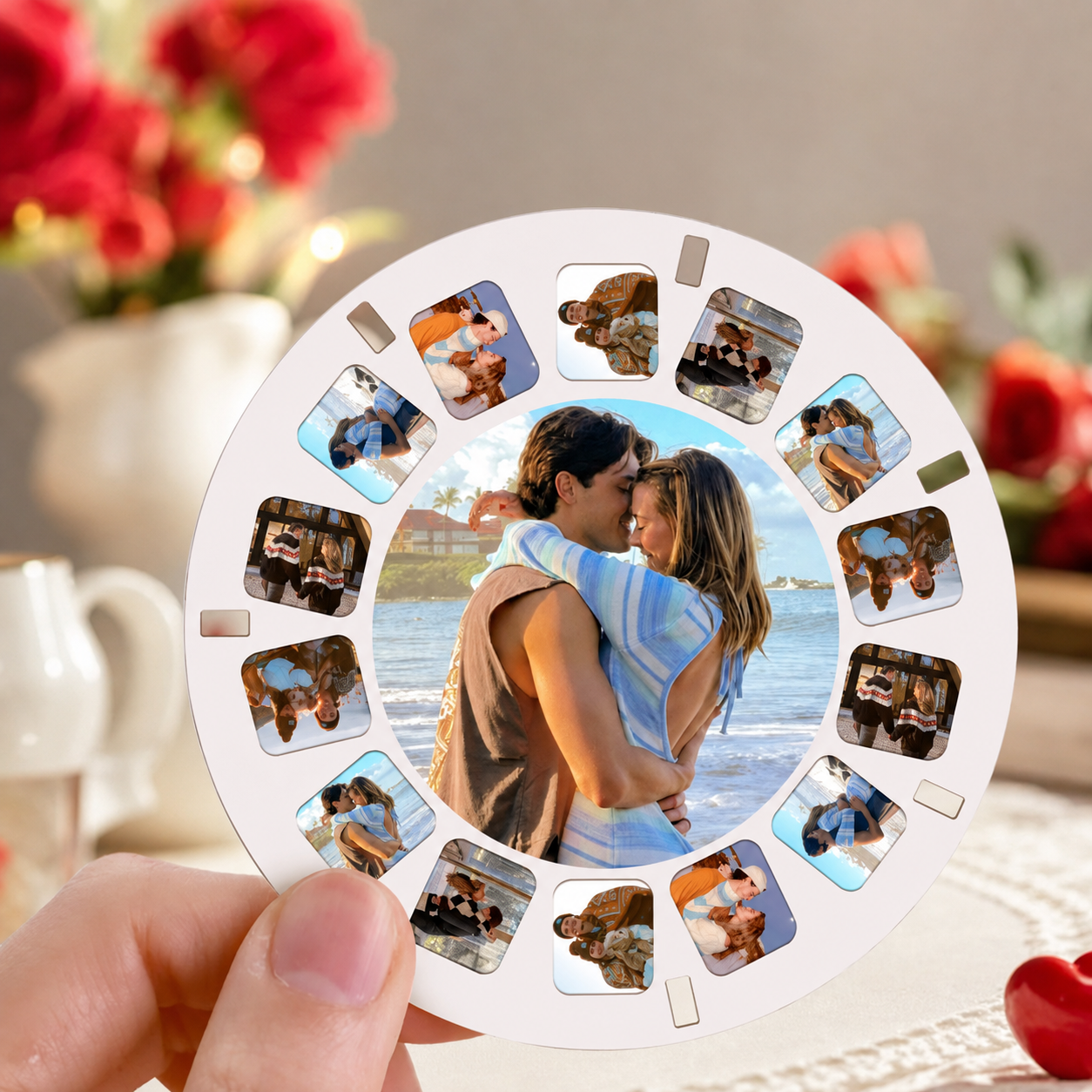 Personalized 3D Viewfinder Reel for Christmas - Customize with Your Photos