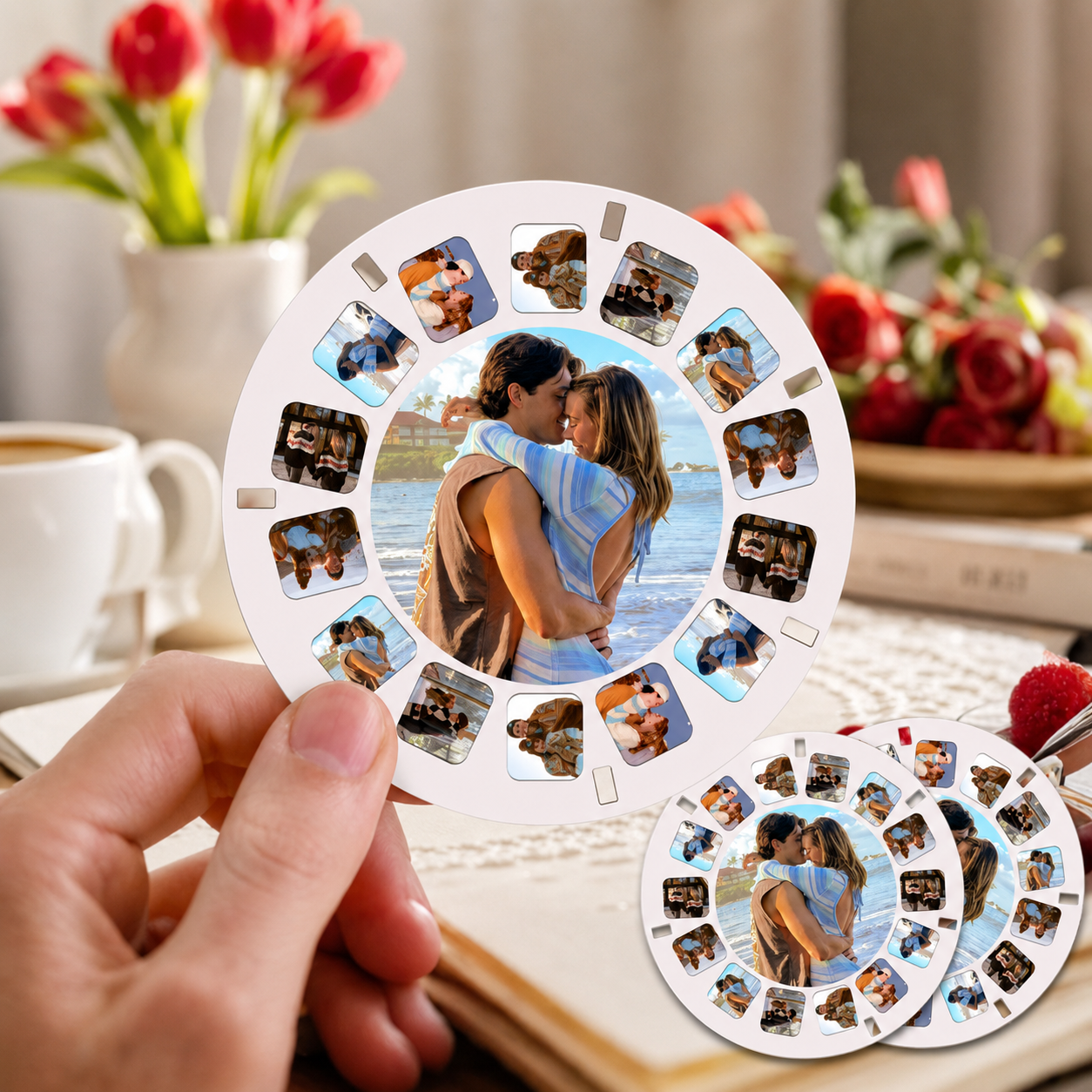 Personalized 3D Viewfinder Reel for Christmas - Customize with Your Photos