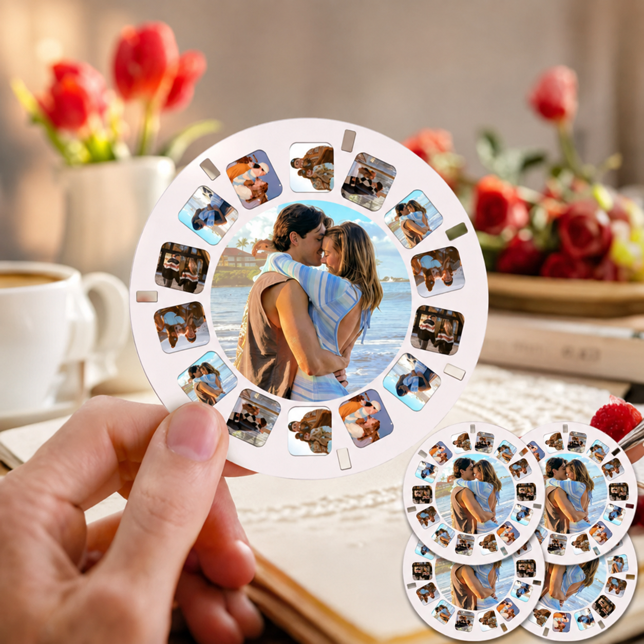 Personalized 3D Viewfinder Reel for Christmas - Customize with Your Photos