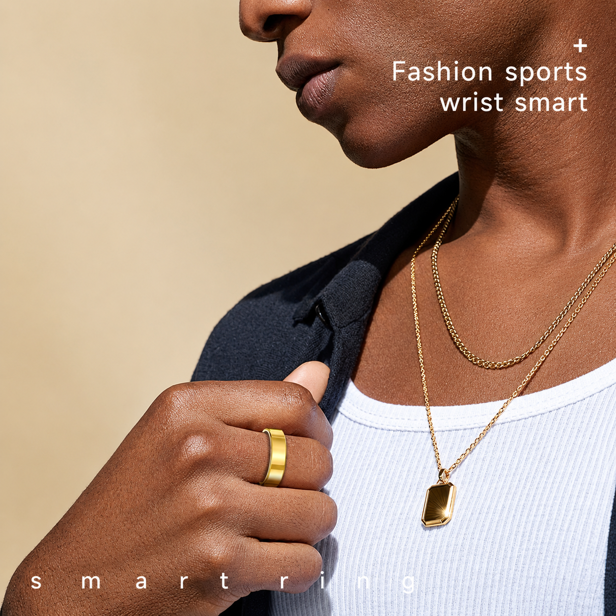 Smart Ring with LED Display – Health & Fitness Tracker with Heart Rate, SpO2, Step Counter & Call Alerts