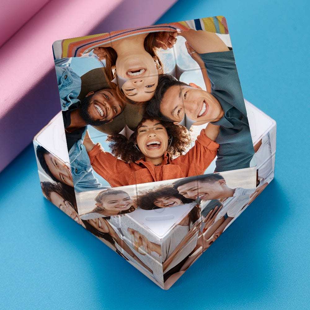 Personalized Photo Cube Custom Rubic's Cube Photo Cube Gift For Friends