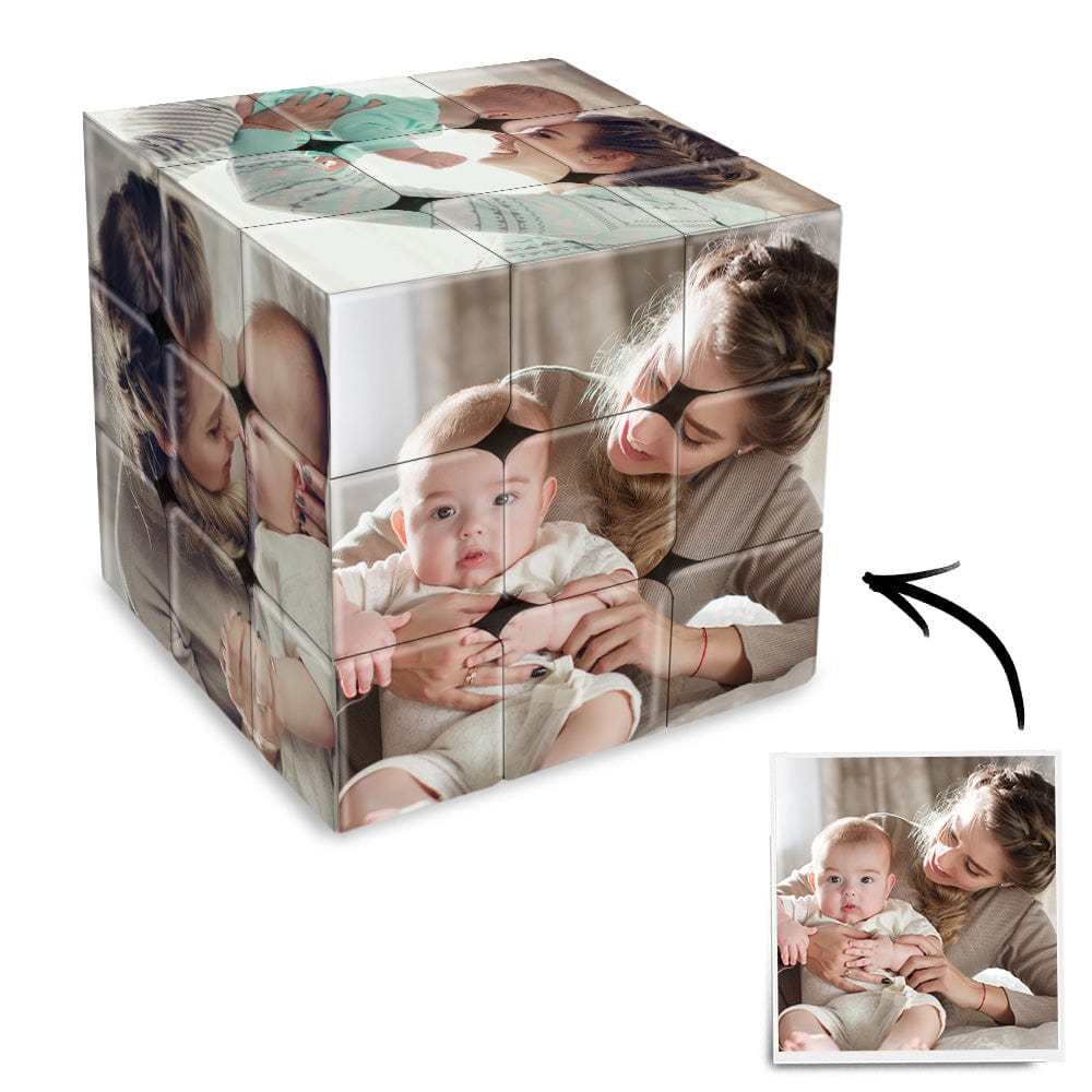 Mother's Day Gifts Custom Rubic's Cube Photo Cube Gift For Mom
