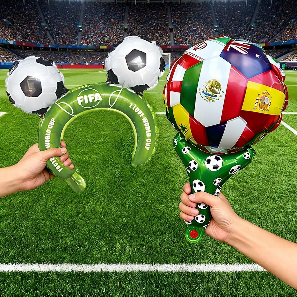 World Cup Cheer Sticks 2026, Soccer Party Supplies, Stadium Noise Makers, Football Watch Party Decorations, Fan Clappers and Accessories