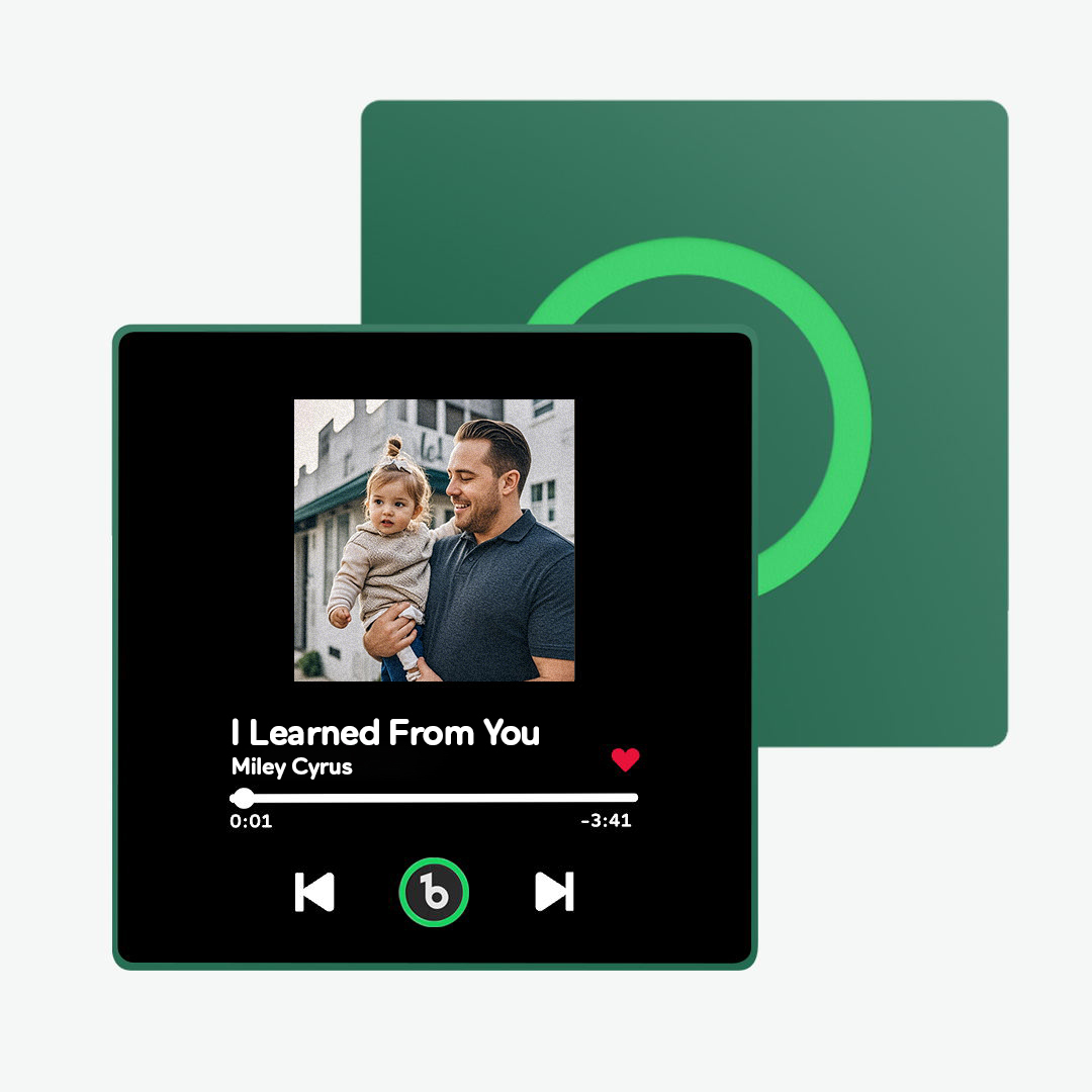 Custom Music Fridge Magnet New 4.0 Upgrade Colorful Frame Personalized Album Fridge Magnet That Can Be Played Song Anniversary Father and Son Gifts - 