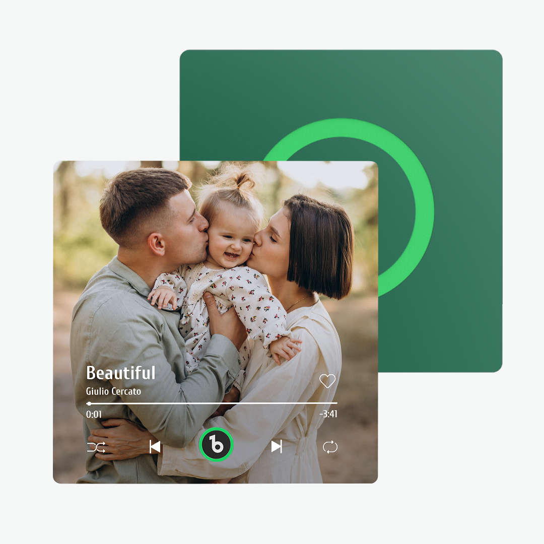 Custom Music Fridge Magnet New 4.0 Upgrade Colorful Frame Album Fridge Magnet Music Wall Photo Sticker Music Movement That Can Be Played Gift for Family - 