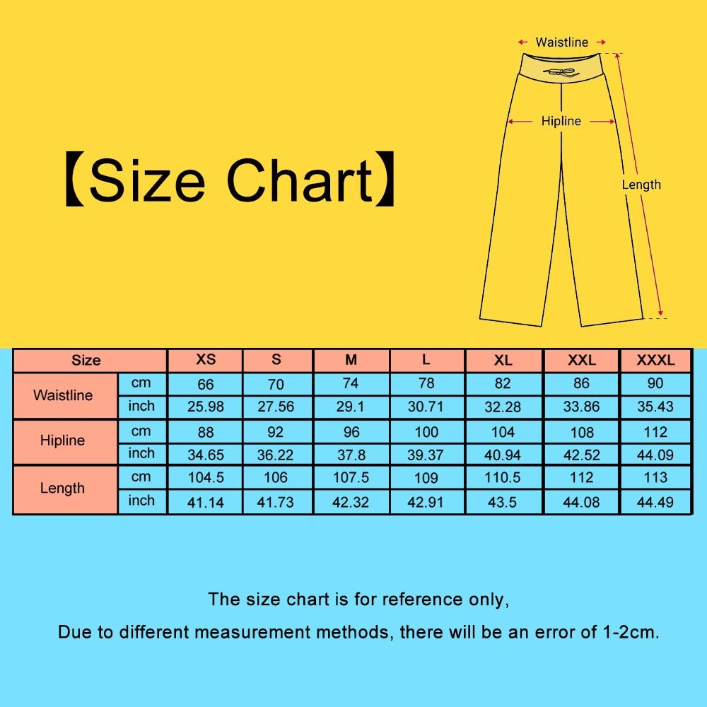 Custom Face Pants Ladie's Loose Wide-leg Pants Multiple Color Options - 