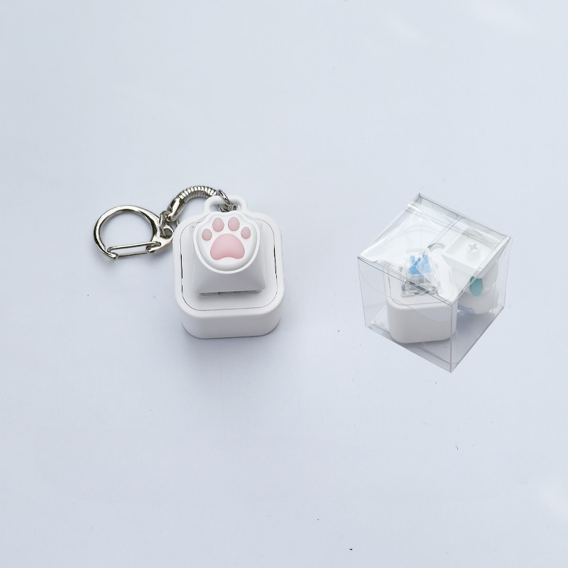 LED Light Up Frog Keychain - Press for Sound & Light! Fun Fidget Toy, Prank Gift, Stress Relief Novelty