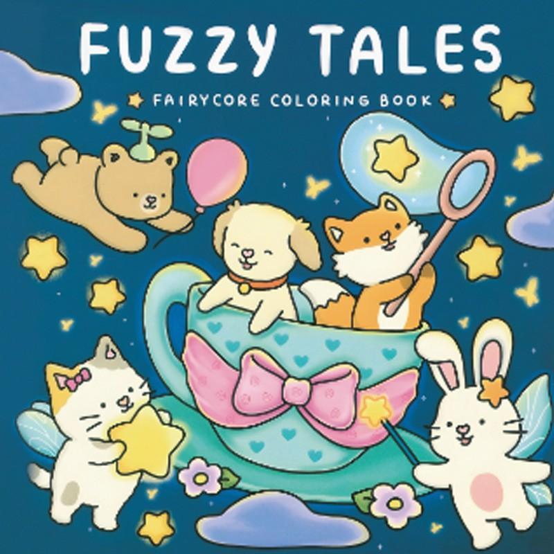 Cute & Comfy Coloring Book for Adults & Teens – 48 Pages Bold & Easy Cozy Lifestyle Line Art for Stress Relief & Relaxation