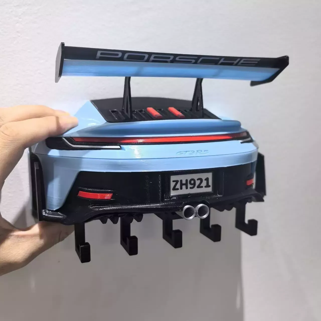 GT3-Style Rear Wing Key Holder – Premium Car-Themed Gift for Men, Holiday Decor & Entryway Organizer