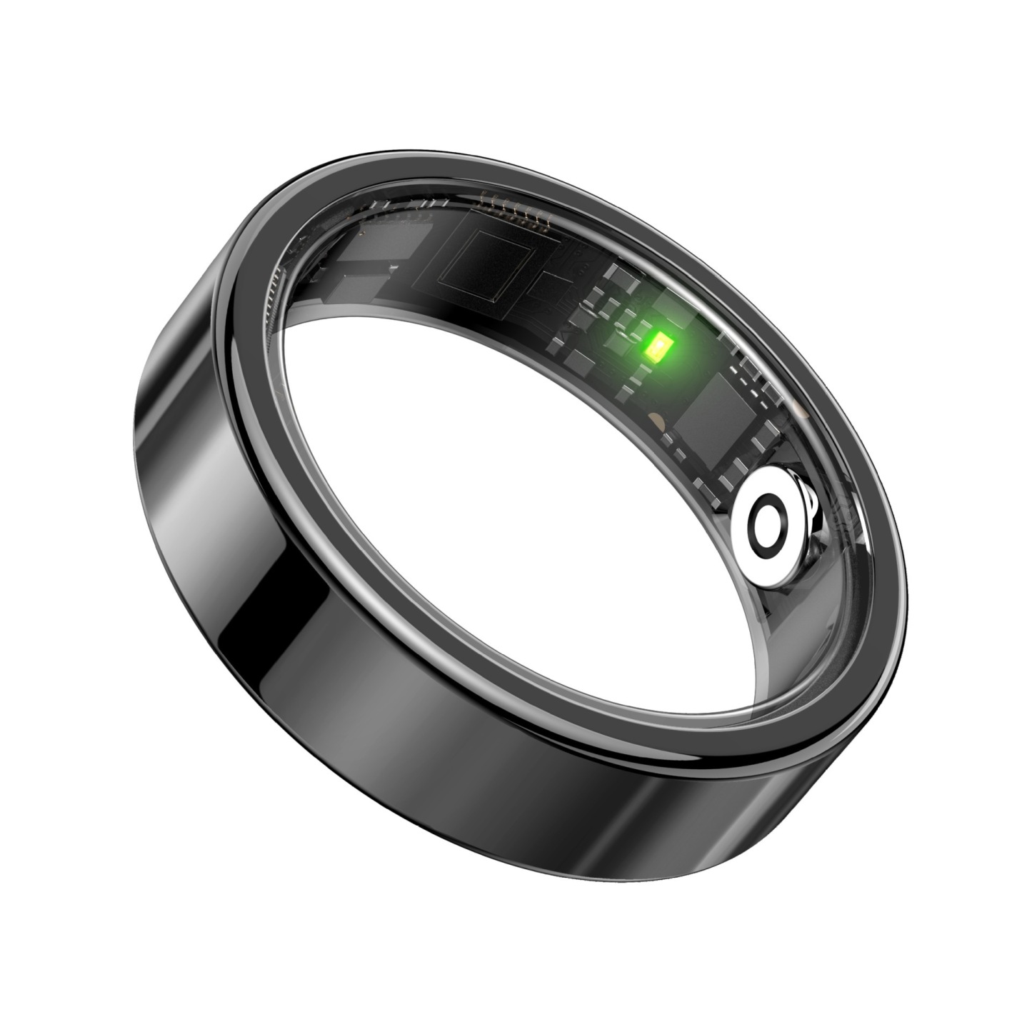 Smart Ring with LED Display – Health & Fitness Tracker with Heart Rate, SpO2, Step Counter & Call Alerts