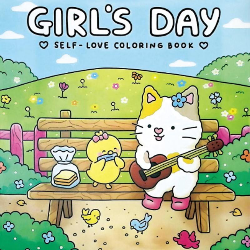Cute & Comfy Coloring Book for Adults & Teens – 48 Pages Bold & Easy Cozy Lifestyle Line Art for Stress Relief & Relaxation