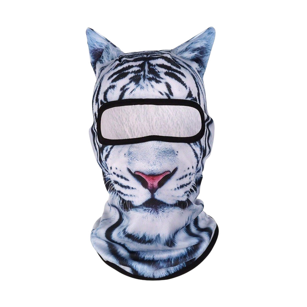 3D Animal Cat Balaclava Ski Mask – Full Face Mask with Ears for Outdoor Cycling, Snowboarding & Halloween
