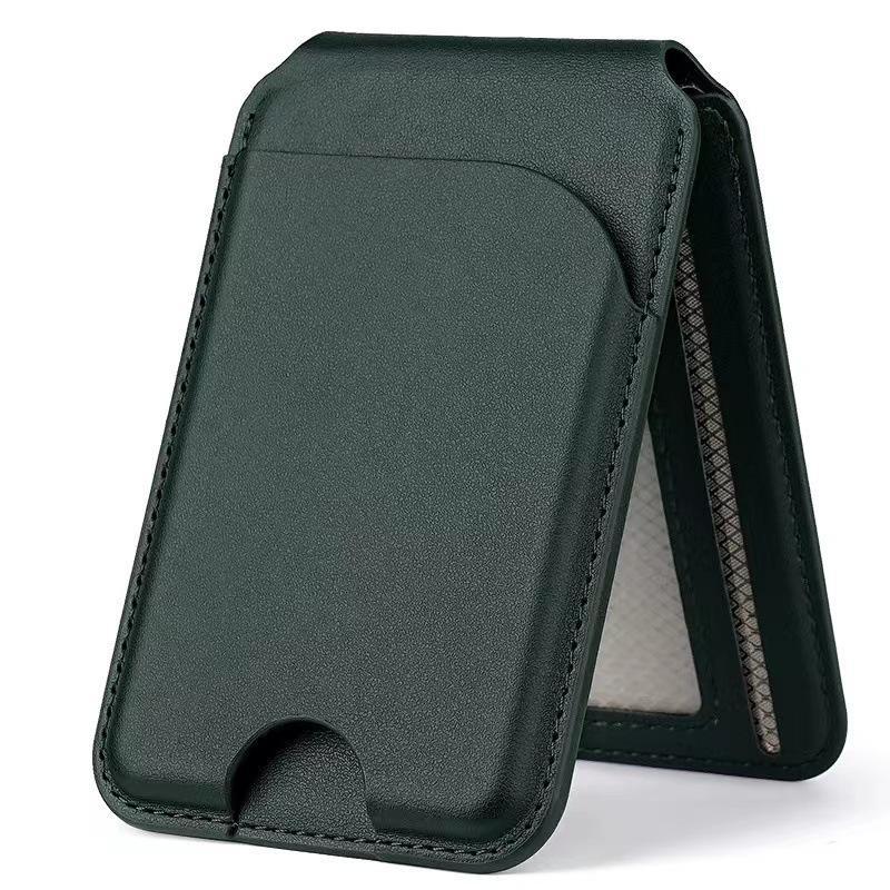 New Rotating Magnetic Wallet Stand – Multi-Card Holder with Secure Snap-On Design -