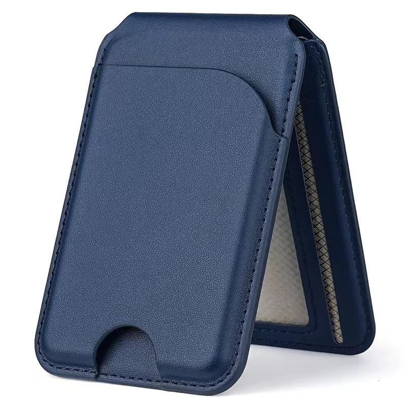 New Rotating Magnetic Wallet Stand – Multi-Card Holder with Secure Snap-On Design -