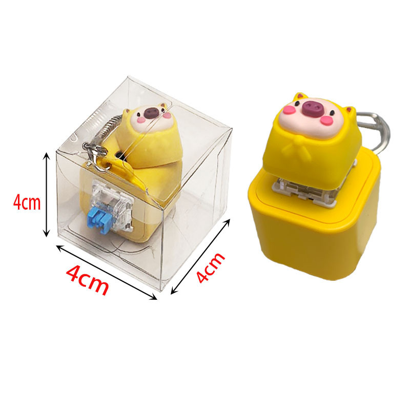 LED Light Up Frog Keychain - Press for Sound & Light! Fun Fidget Toy, Prank Gift, Stress Relief Novelty