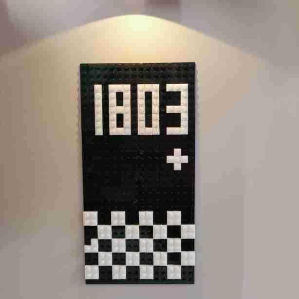 Creative DIY Building Block Door Sign Household Small Particle Assembled Number Plate - myphotowallet