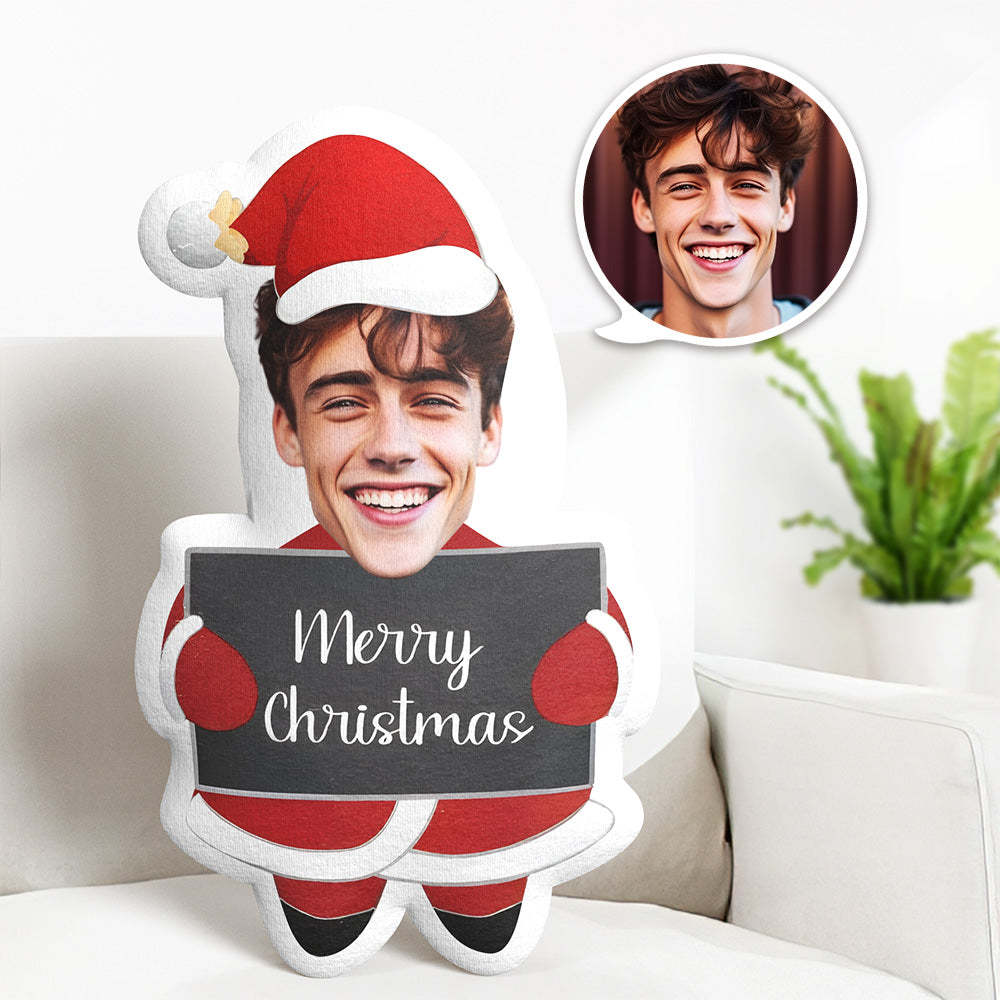 Custom Pillow Face Body Pillow Christmas Is Here Pillow Personalized Christmas Gifts - MyFaceTshirt