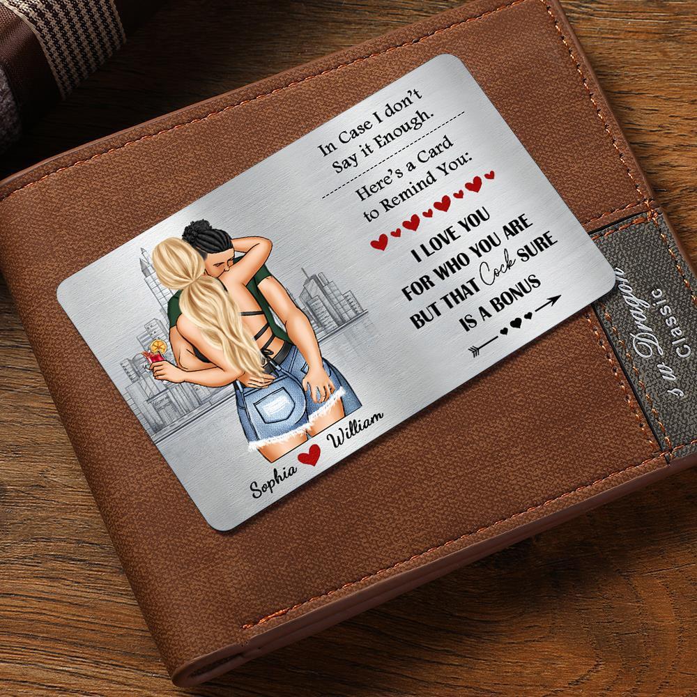 Couple illustration Wallet Card
