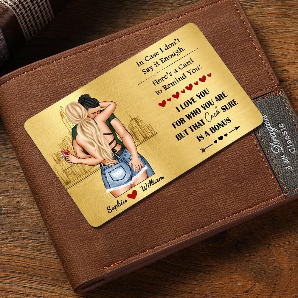 Couple illustration Wallet Card