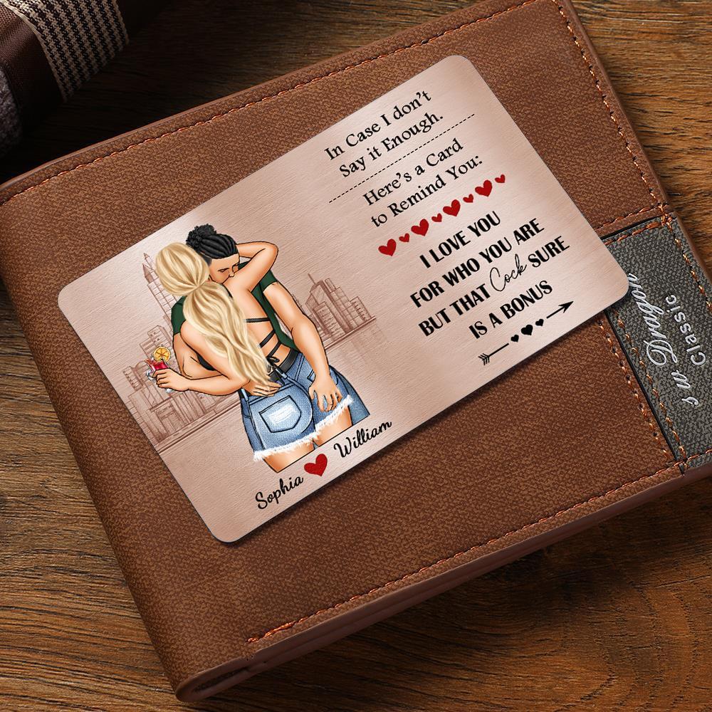 Couple illustration Wallet Card