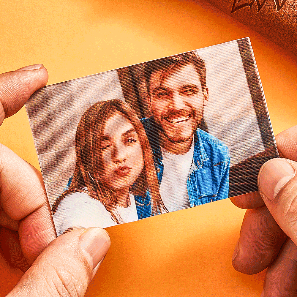 Personalized Photo Raster Card Wallet Insert Card Gifts for Him