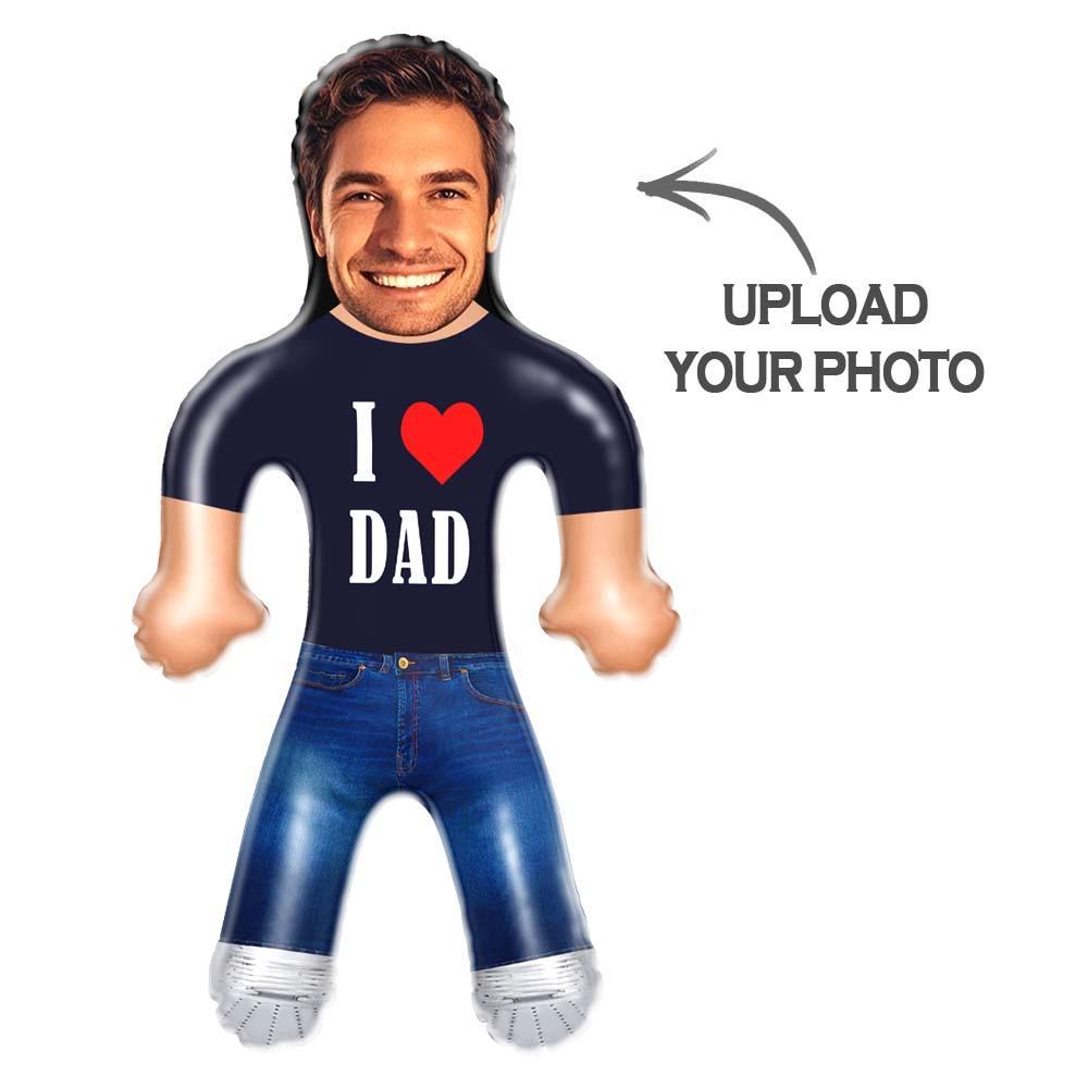 Custom Blow Up Doll Personalized I LOVE Dad Blow Up Dolls Funny Inflatable Doll Gifts for Her