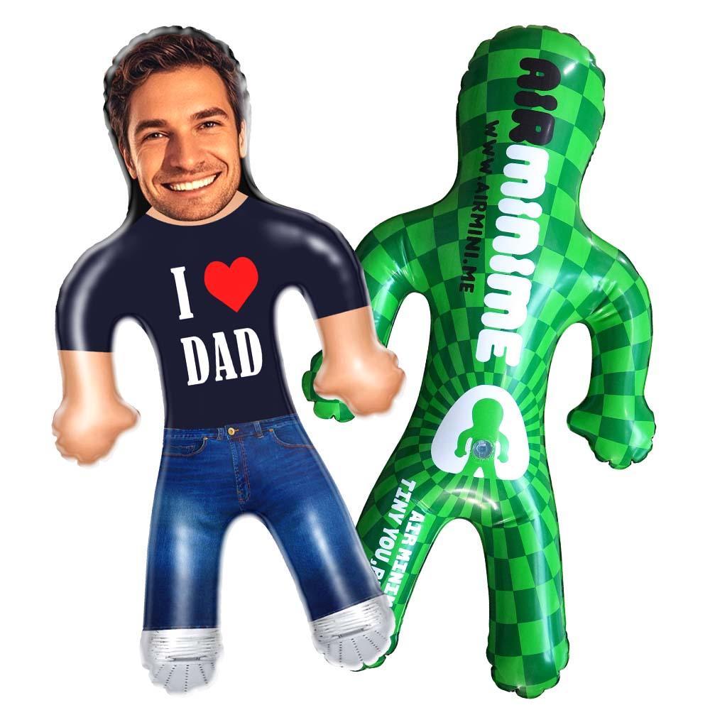 Custom Blow Up Doll Personalized I LOVE Dad Blow Up Dolls Funny Inflatable Doll Gifts for Her