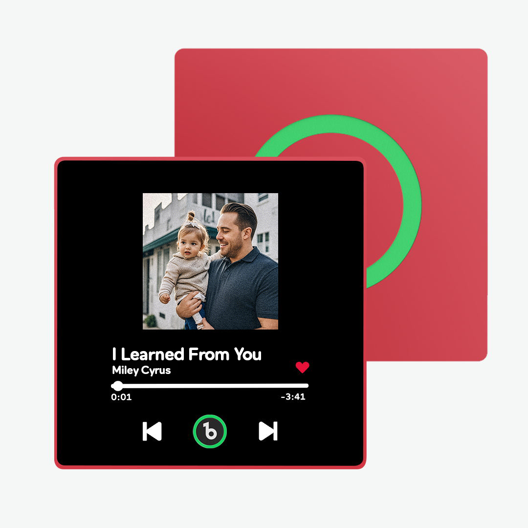 Custom Music Fridge Magnet New 4.0 Upgrade Colorful Frame Personalized Album Fridge Magnet That Can Be Played Song Anniversary Father and Son Gifts - 