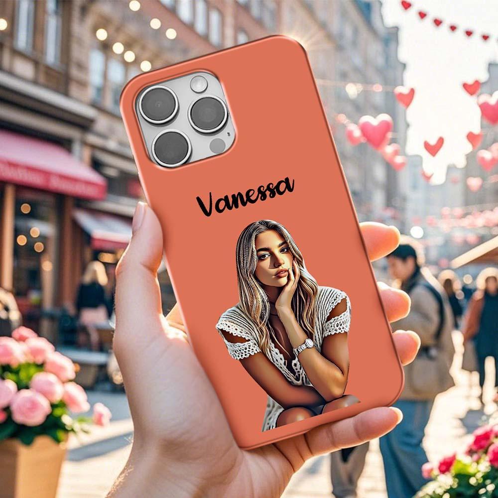 Custom Pet Phone Case Using Pet Photo + Name Custom Dog Phone Case Custom Cat Phone Case Personalized Phone Case Cat iPhone Case - myphotowallet