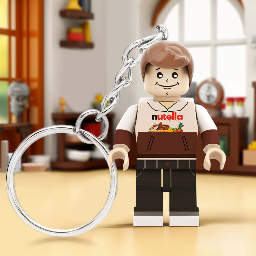 Creative Gift Full Body Custom Minifigs Keychain Personalized Photo MiniFigs Keychain