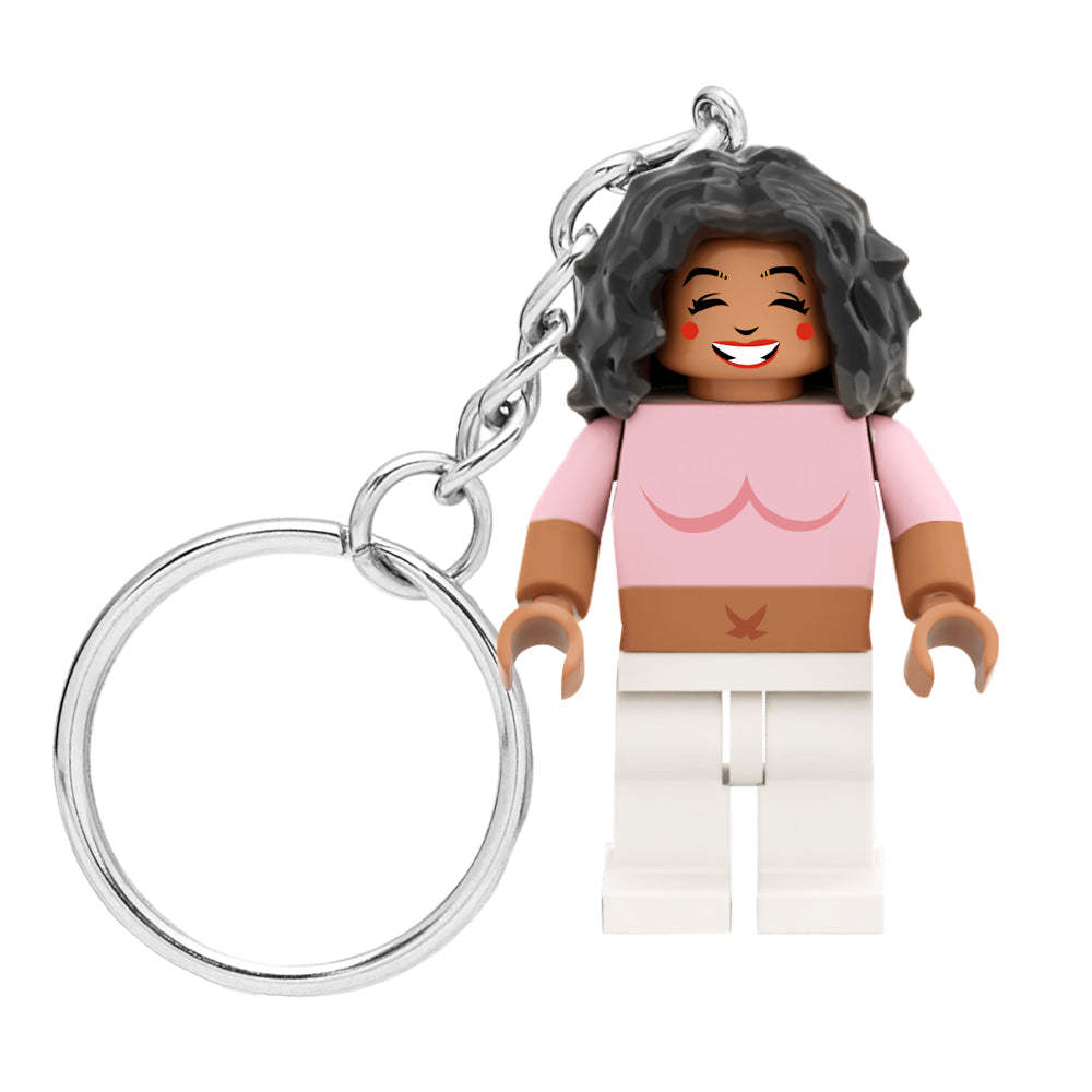 Creative Gift Full Body Custom Minifigs Keychain Personalized Photo MiniFigs Keychain