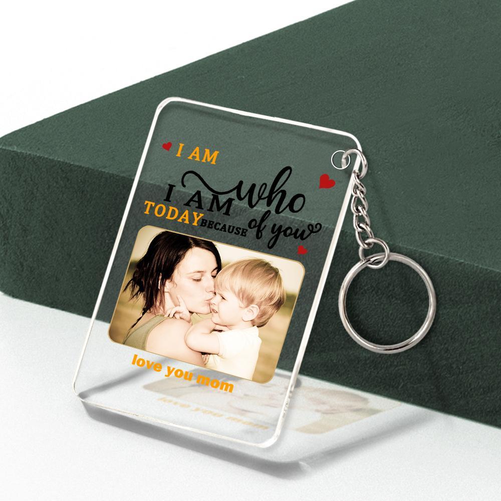 Mother's Day Gift Custom Photo Keychian/Plaque/Night Light For Mom - Myphotowallet