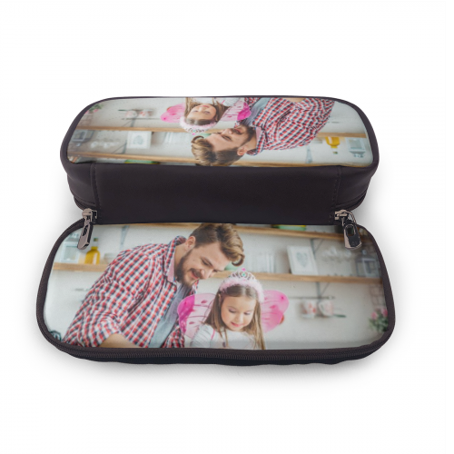 Back to School Customized Leather Photo Pencil Case Back To School Gifts for Children - 