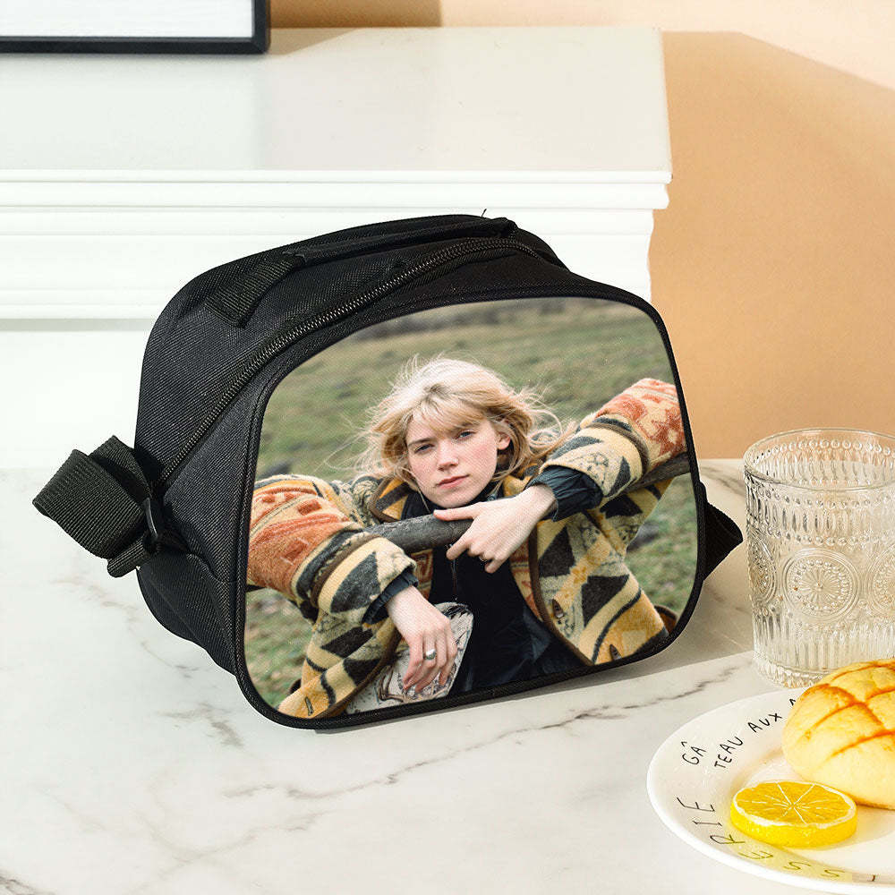 Back To School Gifts for Kids Custom Photo Insulation Lunch Bag - 