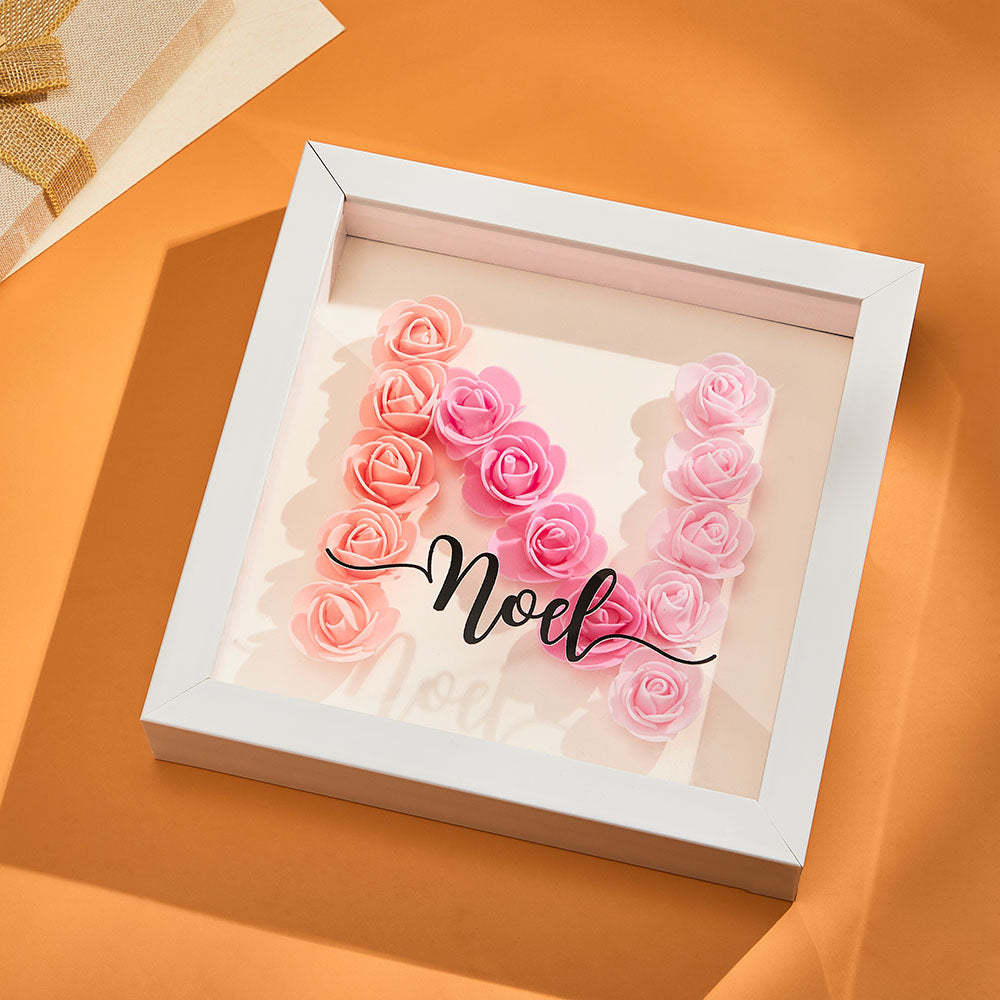 Custom Engraved Ornaments Romantic Rose Couple Gifts - Myphotowallet