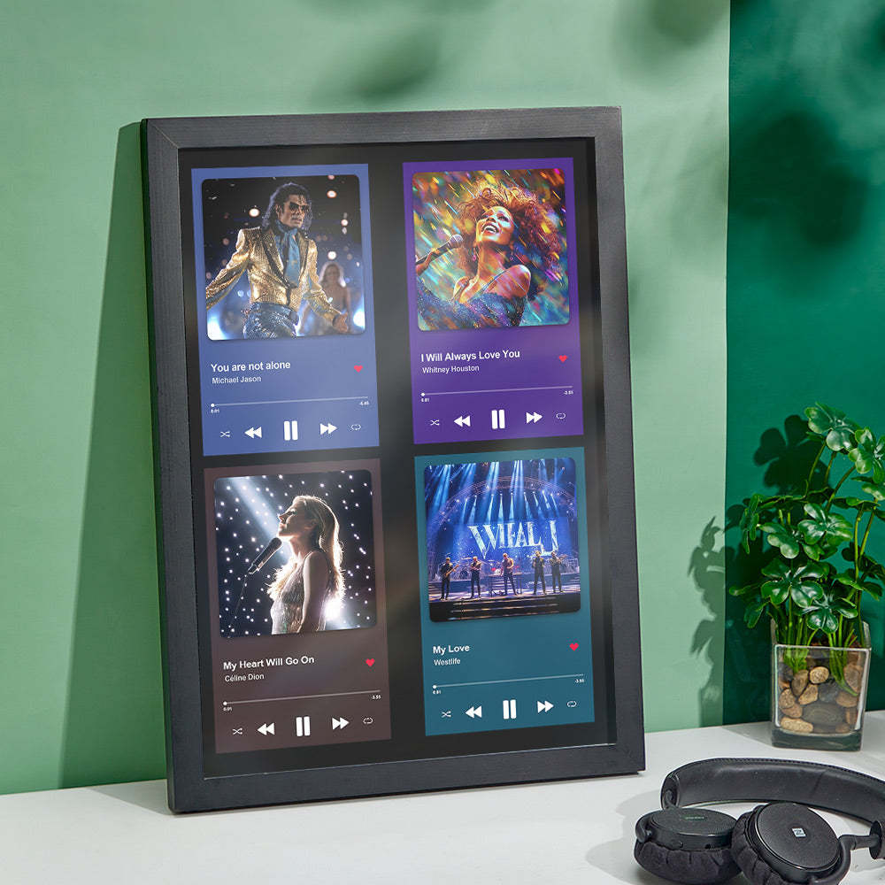NFC Patch Custom Photo Song Frame Personalized Music Information Frame Gifts For Him - Myphotowallet